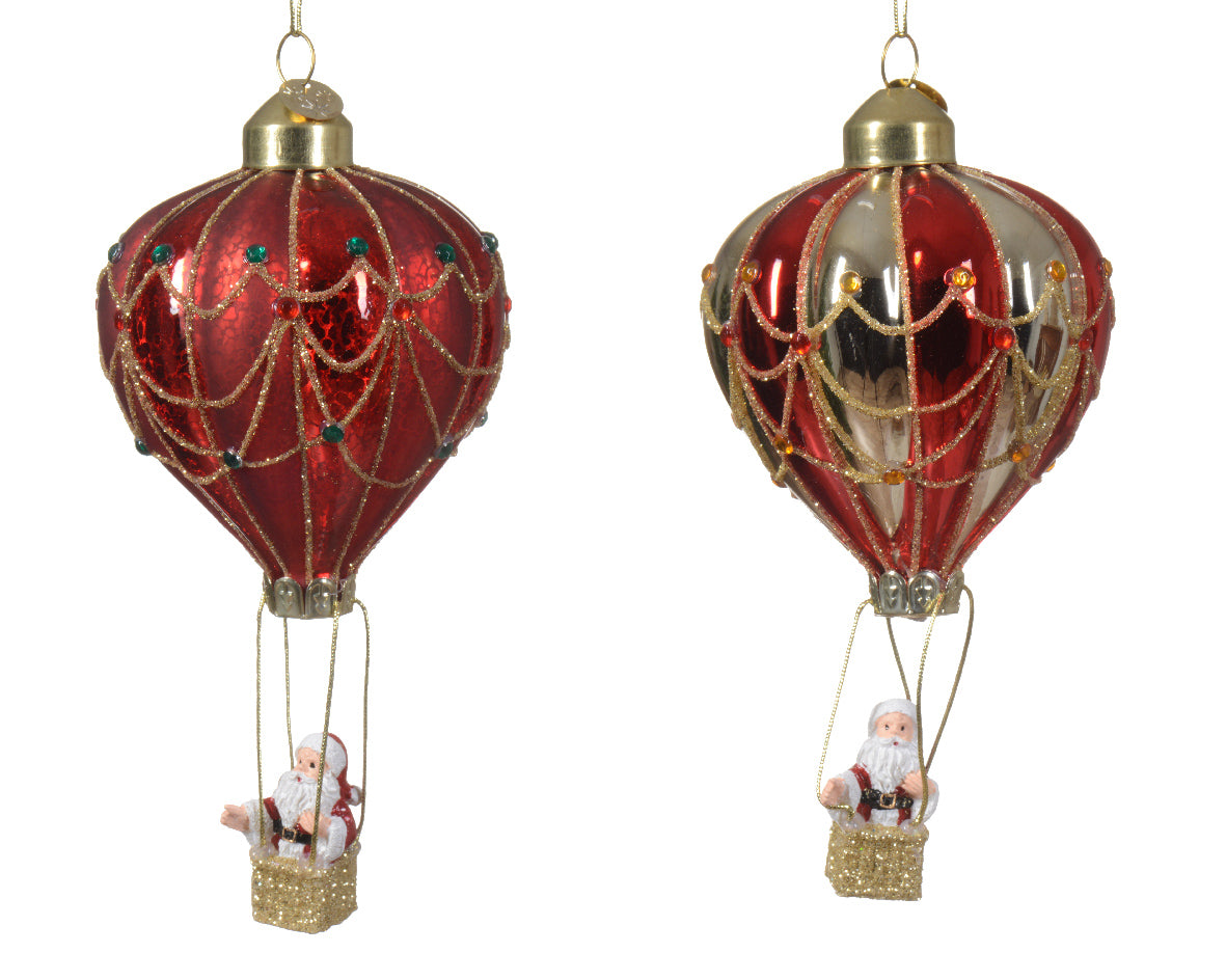 Mongolfiera per addobbare albero, 1 pezzo, 2 colorazioni disponibili Kaemingk Mongolfiera per addobbare albero, 1 pezzo, 2 colorazioni disponibili Kaemingk